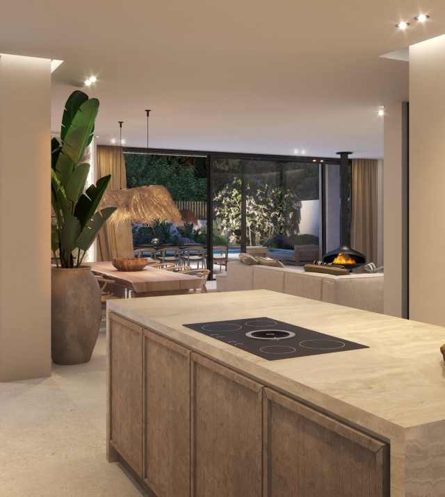 Resa Estates plot with license for sale Ibiza can Furnet plot 2 kitchen .jpg